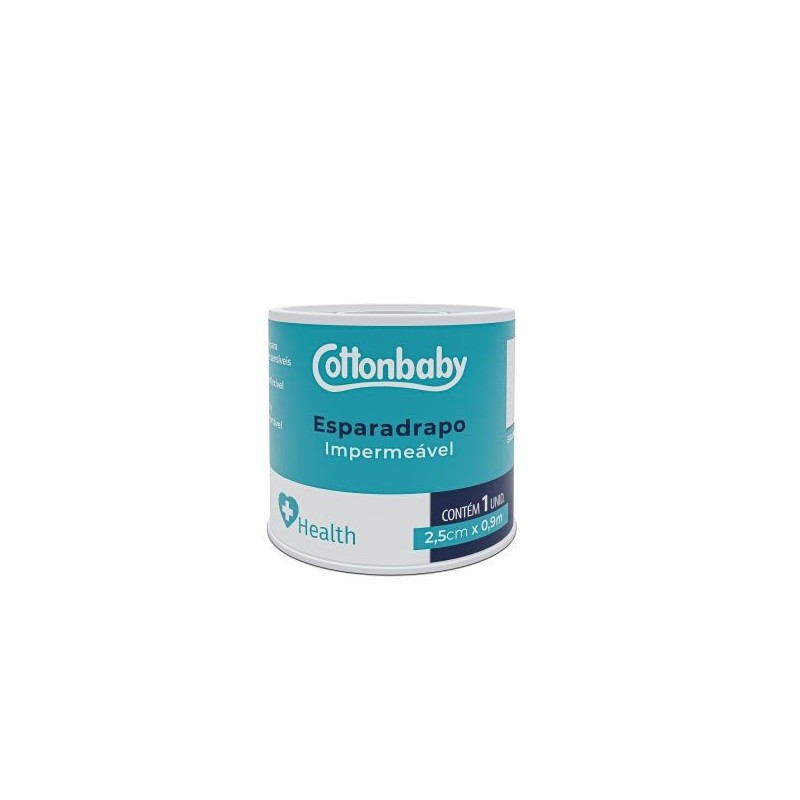 COTTON ESPARADRAPO BCO 2,5CMX0,9M CX/48