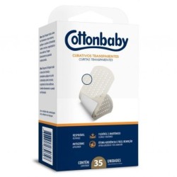 COTTON CURATIVO TRANSPARENTE 35UN CX/36