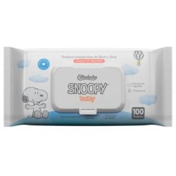 SNOOPY TOALHA UMIDE ALGODAO 100UN CX/12