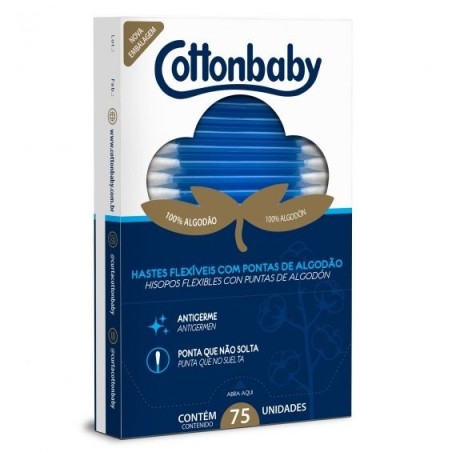 COTTON HASTE FLEX  CARTUCHO 75UN CX/72