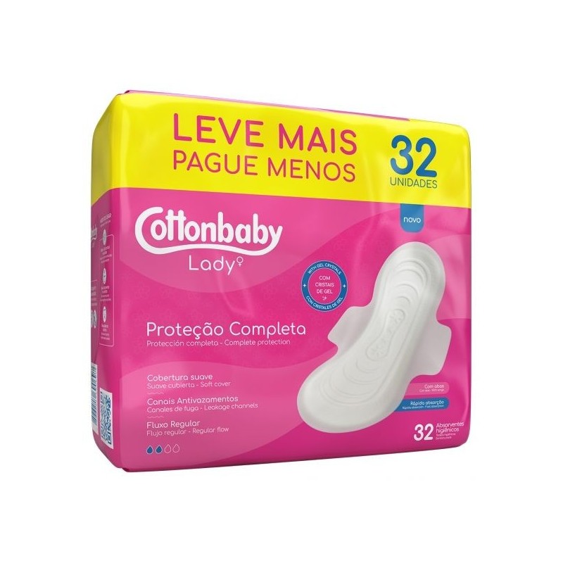 LADY ABSORVENTE SUAVE C/ABA 32UN CX/12