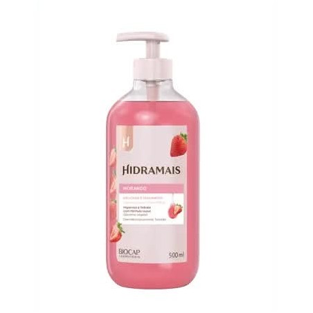 HIDRAMAIS SAB LIQ MORANGO 500ML CX/12