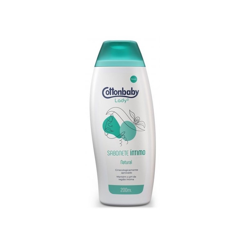 LADY SABONETE INTIMO NATURAL 200ML CX/12