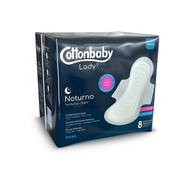 LADY ABSORVENTE NOTURN C/ABA 8UN CX/48