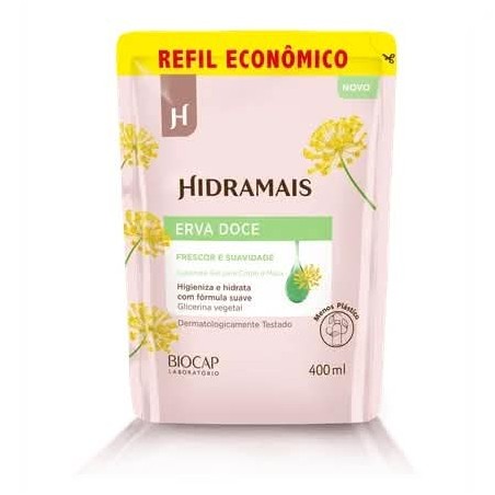 HIDRAMAIS SAB REF ERVA DOCE 400ML CX/12