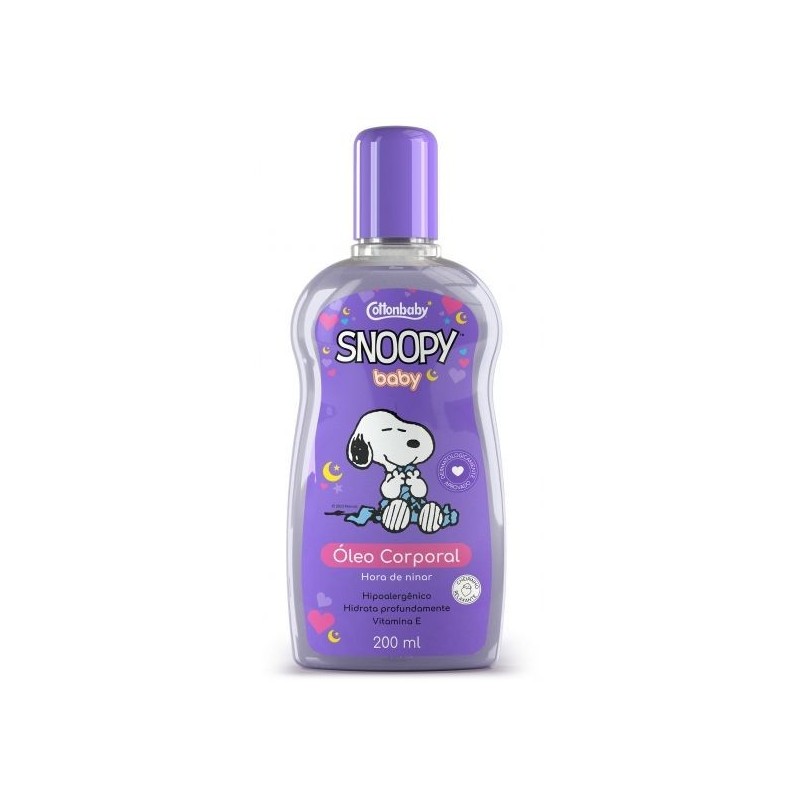 SNOOPY OLEO CORPO HORA NINAR 200ML CX/12