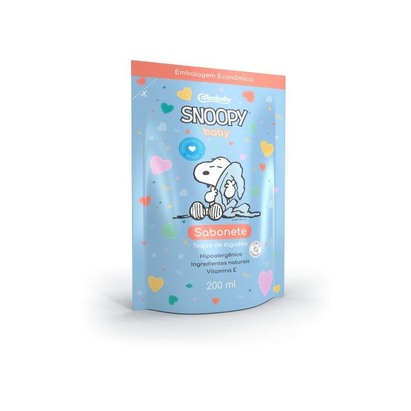 SNOOPY SAB LIQ REF ALGODAO 200ML CX/12