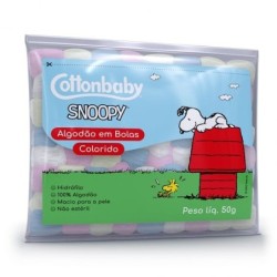 SNOOPY ALGODAO BOLA COLORIDO 50GR CX/72