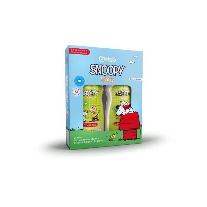 SNOOPY KIT SHAMP/COND CAMOM 2X200ML CX/6
