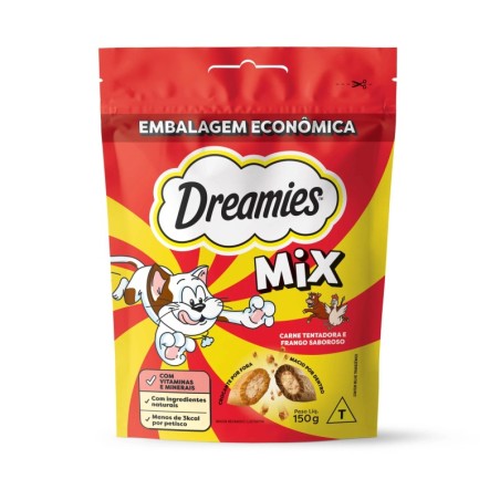 DREAMIES SZ CARNE E FRANGO 150G CX36