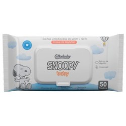 SNOOPY TOALHA UMIDE ALGODAO 50UN CX/24