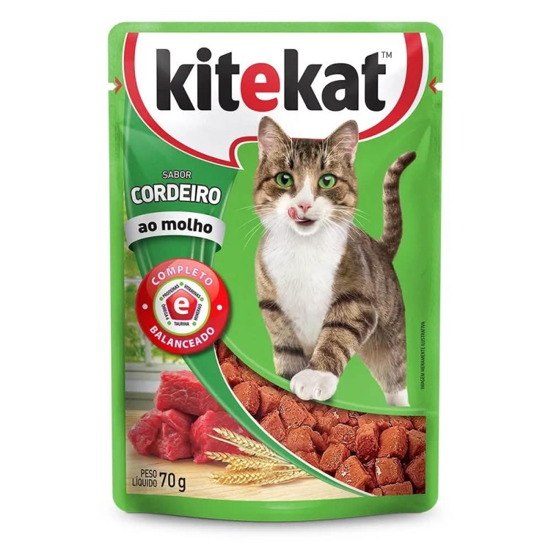 KITEKAT SC ADULTO CORDEIRO 2X24X70GR