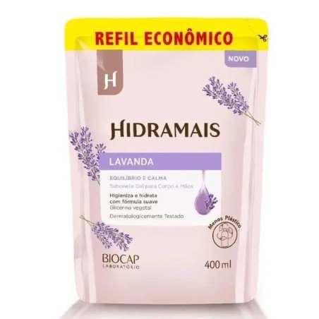 HIDRAMAIS SAB REF LAVANDA 400ML CX/12