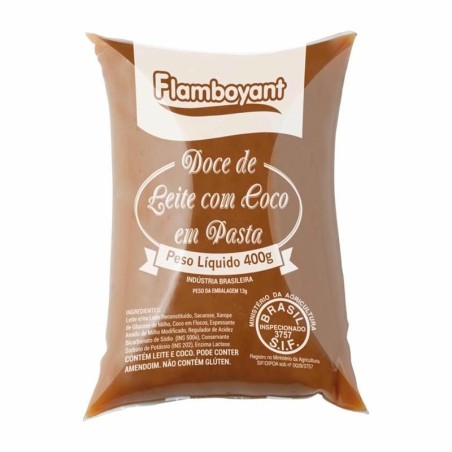 FLAMB D. LEITE PVC C/COCO 400 GR CX/24
