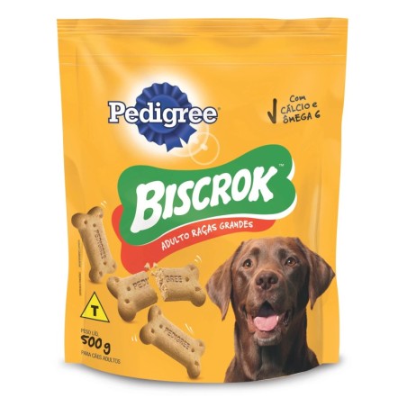 PEDIGREE BISCROK ADUL RA.GDE 500GR CX/22