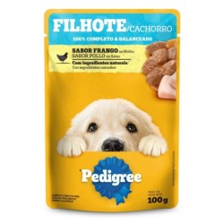 PEDIGREE SC FILHOTE FRANGO 18/100GR CX/2