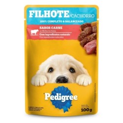 PEDIGREE SC FILHOTE CARNE 18/100GR CX/2