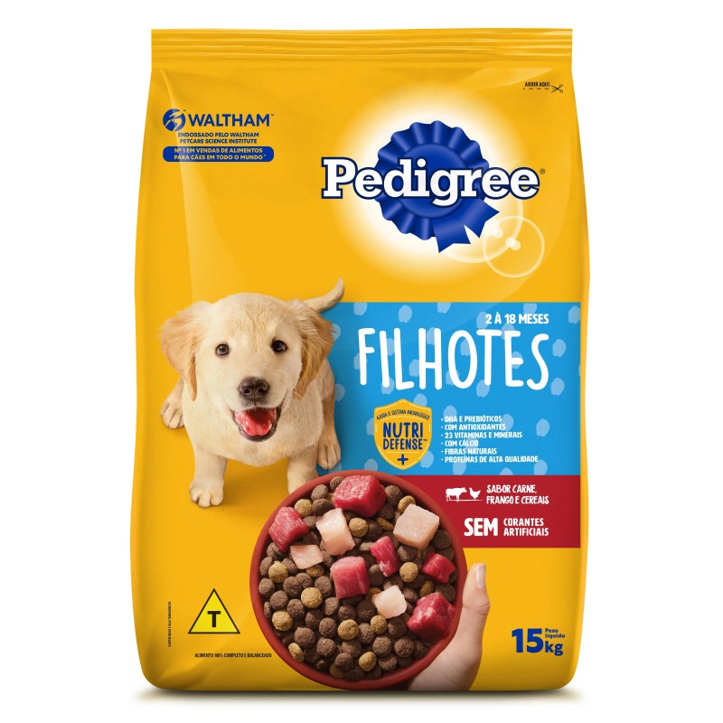 PEDIGREE VP2 FILHOTE MEDIO & GRANDE 15KG