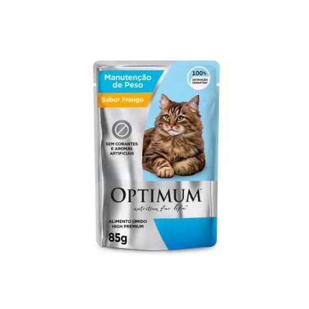 OPTIMUM CAT SC AD/MPESO FRANGO 2X20X85GR