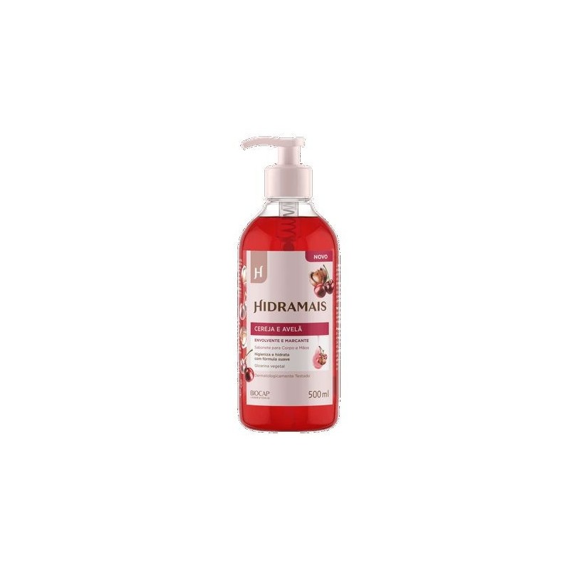 HIDRAMAIS SAB LIQ CEREJ/AVEL 500ML CX/12