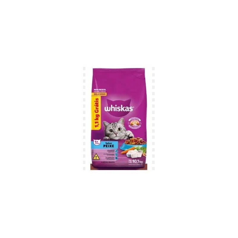 WHISKAS PEIXE  LV10,1KG PG9KG