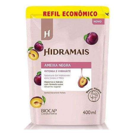 HIDRAMAIS SAB REF AMEIX/NEGR 400ML CX/12