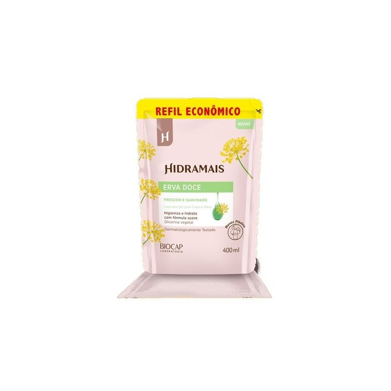 HIDRAMAIS SAB REF ERVA DOCE 400ML CX/12