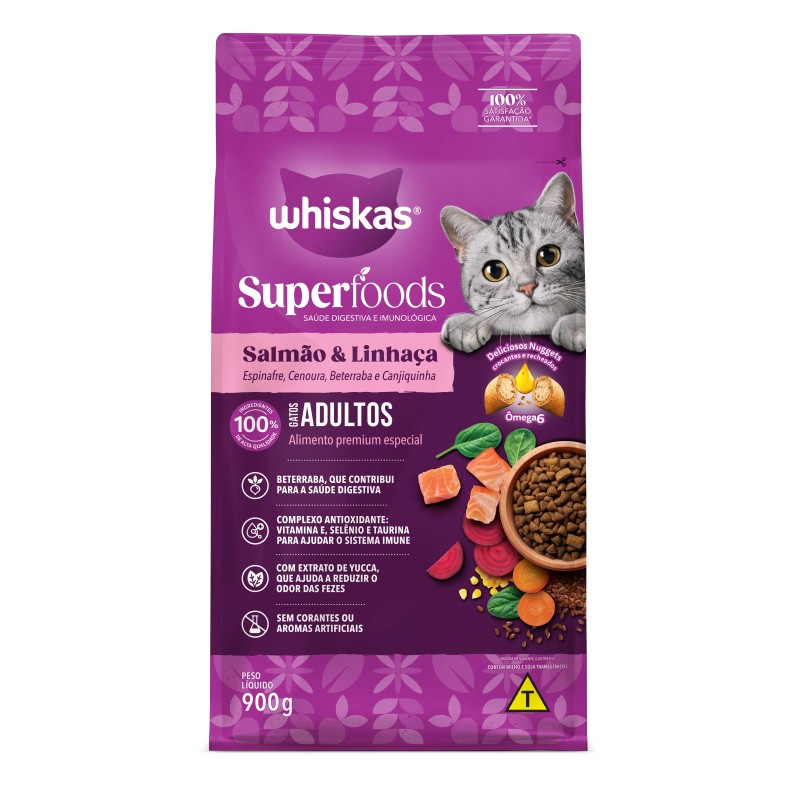 WHISKAS DRY S.FOODS AD SALMA 900GR FD/10