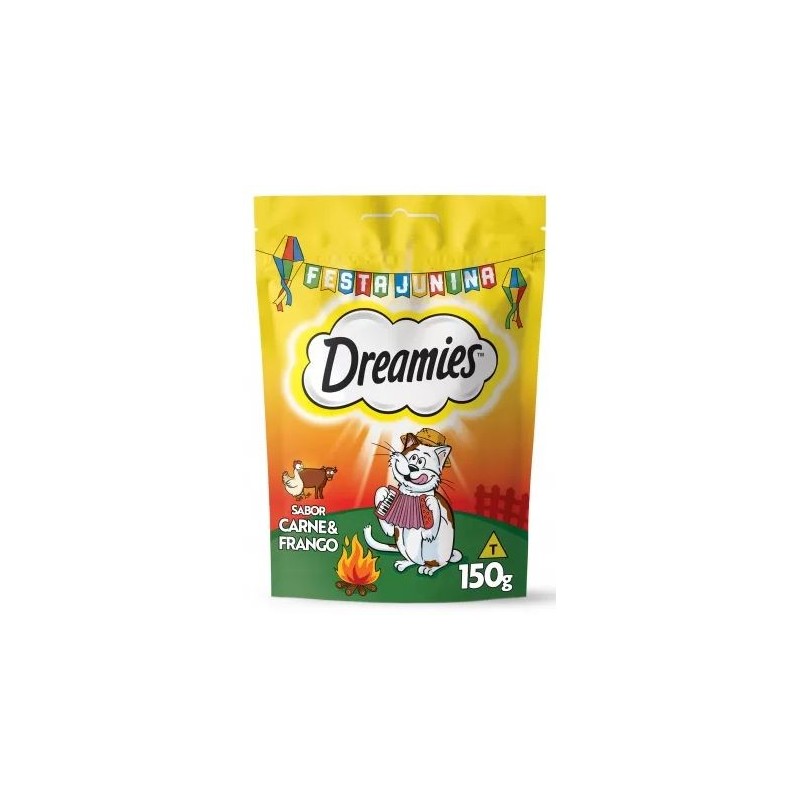 DREAMIES SZ CARNE E FRANGO 150G CX36