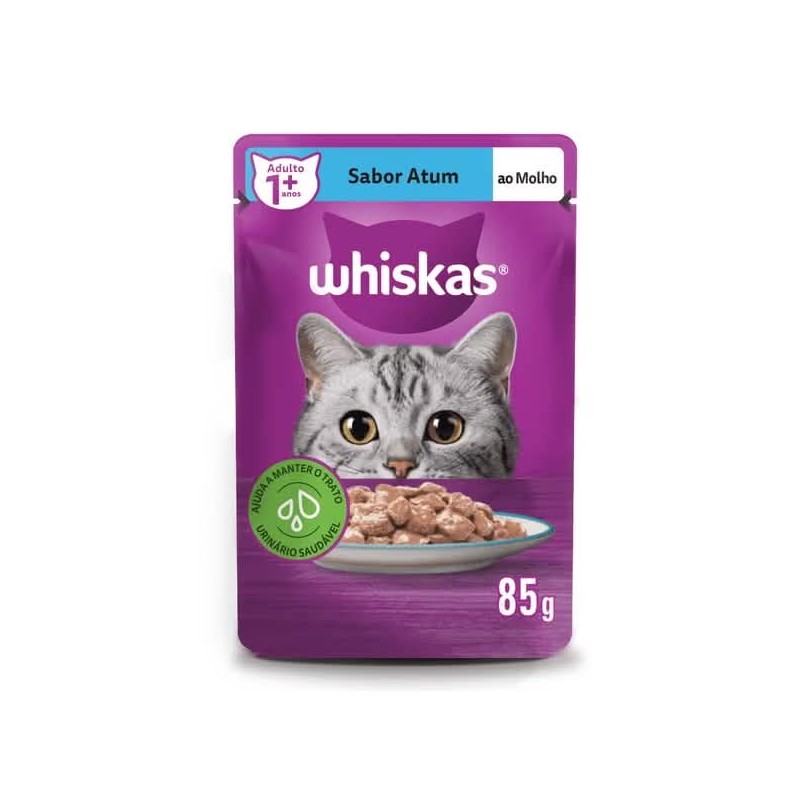 WHISKAS SACHE AD ATUM 85G L20P16 CX/2