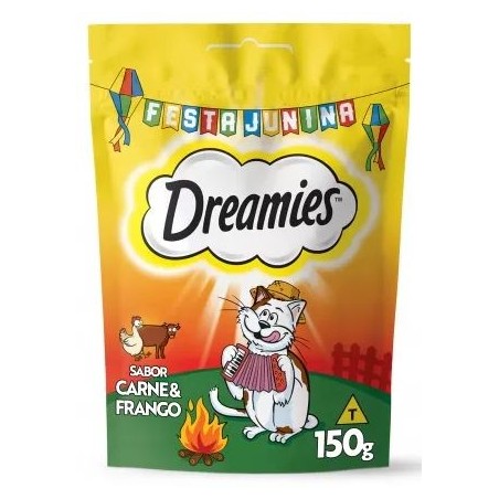 DREAMIES SZ CARNE E FRANGO 150G CX36