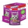 WHISKAS SACHE 85GR CARNE L20P16 CX/2