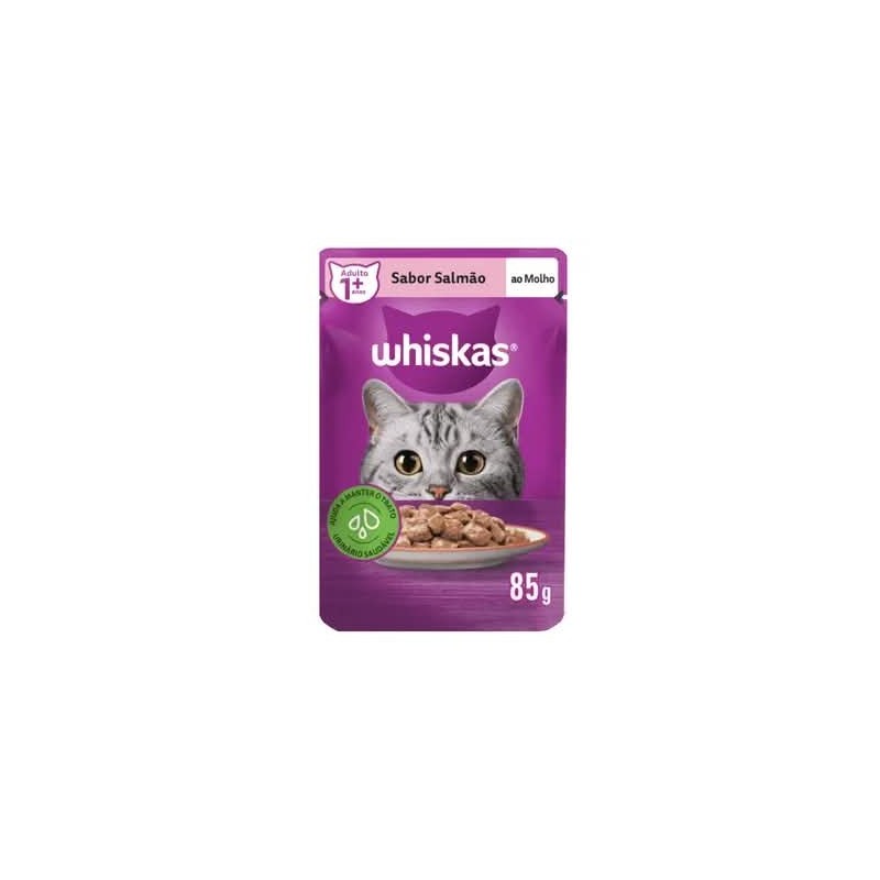 WHISKAS SC SALMAO DP 20X85GR CX/2