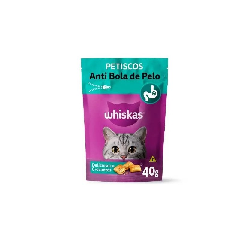 WHISKAS TEMPT. ANTI BOLAPELO 40GR CX/24