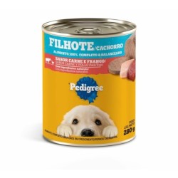 PEDIGREE LATA JR CARNE/FGO 280GR CX/24