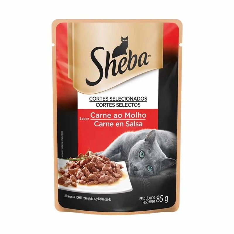 SHEBA SC AD CARNE AO MOLHO DP20X85GR CX2