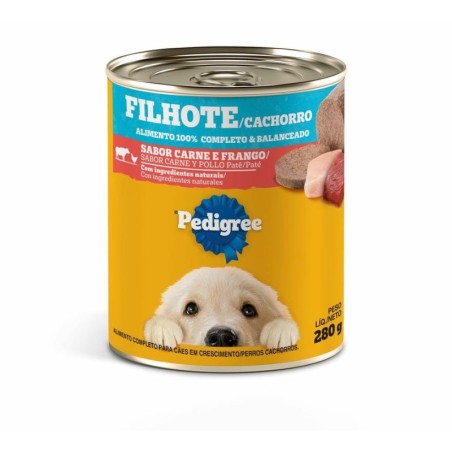 PEDIGREE LATA JR CARNE/FGO 280GR CX/24