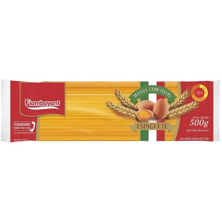 FLAMB MASSA ESPAGUETE C/OVOS 500GR CX/24