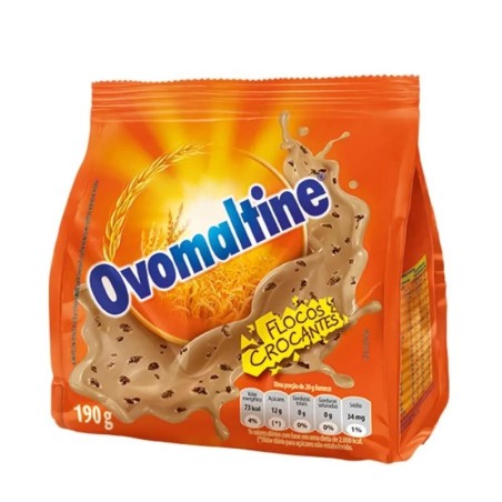 OVOMALTINE FLOCOS CROCANTES 190GR CX/12