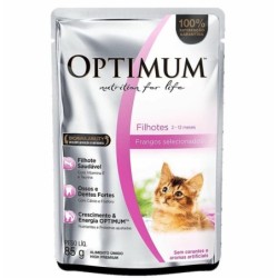 OPTIMUM CAT SC FILHOTE FRANGO 2X20X85GR