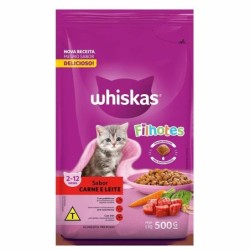 WHISKAS FILHOTE CAR/LEI 500GR FD/20