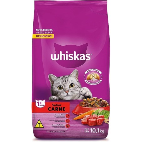 WHISKAS CARNE 10,1KG