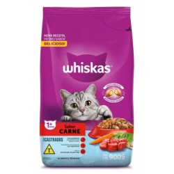 WHISKAS DRY GATOS CAST.CARNE 900GR FD/10
