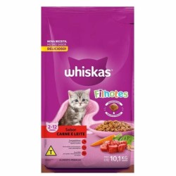 WHISKAS FILHOTE CARNE/LEITE 10,1KG