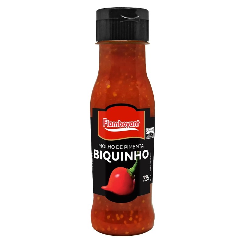 FLAMB MOLHO PIMENTA BIQUINHO 225G CX/8