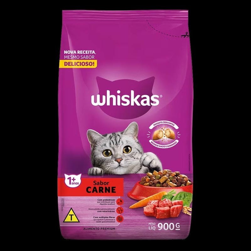 WHISKAS CARNE 500GR FD/20