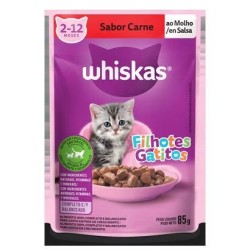 WHISKAS SC JR CARNE DP 20X85GR CX/2